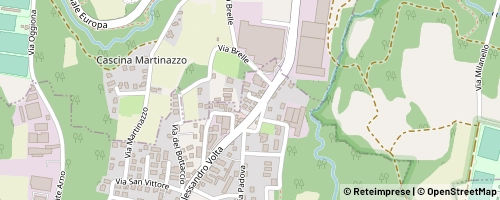 Mappa Oggiona con Santo Stefano