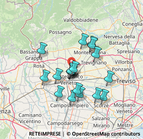 Mappa Via Molino di Ferro, 31039 Riese Pio X TV, Italia (11.20947)