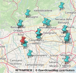 Mappa Via Molino di Ferro, 31039 Riese Pio X TV, Italia (16.41316)