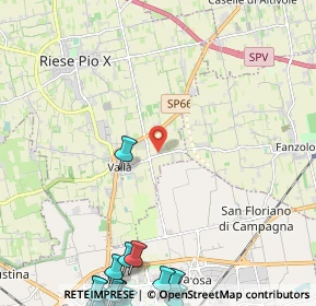Mappa Via Molino di Ferro, 31039 Riese Pio X TV, Italia (3.76438)