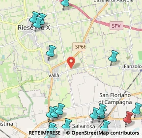 Mappa Via Molino di Ferro, 31039 Riese Pio X TV, Italia (3.3285)