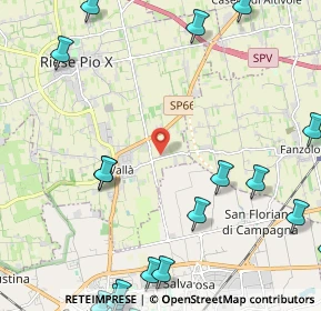 Mappa Via Molino di Ferro, 31039 Riese Pio X TV, Italia (3.355)