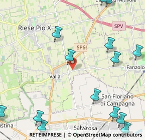 Mappa Via Molino di Ferro, 31039 Riese Pio X TV, Italia (3.115)