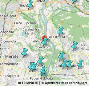 Mappa Via IV Novembre, 23898 Imbersago LC, Italia (2.61933)