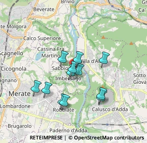 Mappa Via IV Novembre, 23898 Imbersago LC, Italia (1.4125)