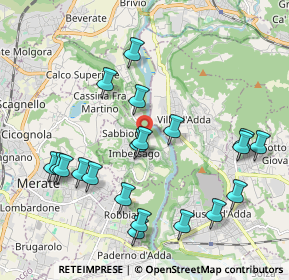 Mappa Via IV Novembre, 23898 Imbersago LC, Italia (2.1525)