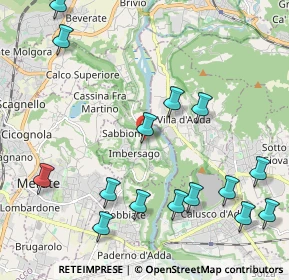 Mappa Via IV Novembre, 23898 Imbersago LC, Italia (2.554)