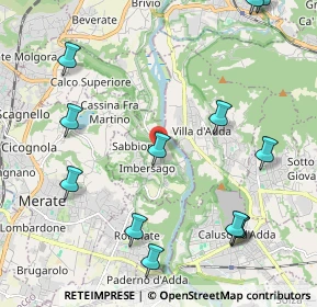 Mappa Via IV Novembre, 23898 Imbersago LC, Italia (2.64769)