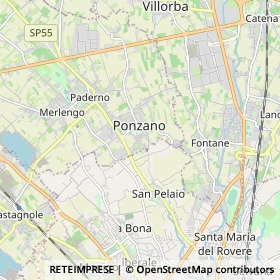 Mappa Ponzano Veneto