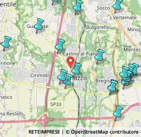 Mappa Via Friuli, 22074 Lomazzo CO, Italia (2.695)