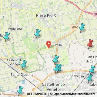 Mappa Strada Provinciale, 31039 Vallà TV, Italia (3.43077)