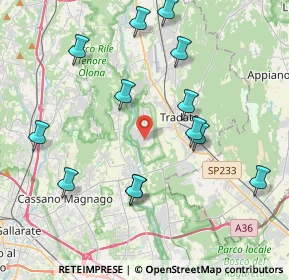 Mappa Via Guido D'Arezzo, 21050 Lonate Ceppino VA, Italia (4.29692)