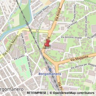 Mappa Via Arona, 36, 28021 Borgomanero, Novara (Piemonte)