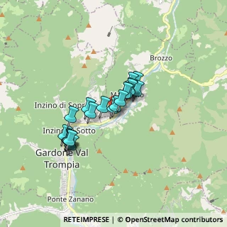 Mappa Via Don Milani, 25060 Marcheno BS, Italia (1.206)