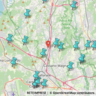 Mappa Via Galileo Galilei, 21040 Jerago Con Orago VA, Italia (6.0215)