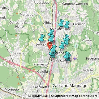 Mappa Via Galileo Galilei, 21040 Jerago Con Orago VA, Italia (1.194)
