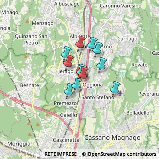 Mappa Via Galileo Galilei, 21040 Jerago Con Orago VA, Italia (1.09182)