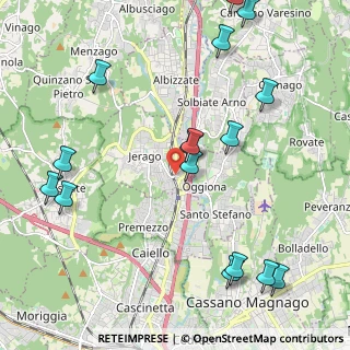 Mappa Via Galileo Galilei, 21040 Jerago Con Orago VA, Italia (2.59)