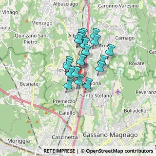 Mappa Via Galileo Galilei, 21040 Jerago Con Orago VA, Italia (1.17)