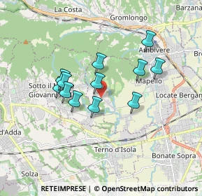 Mappa Via T. Tasso, 24030 Mapello BG, Italia (1.41417)