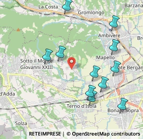 Mappa Via T. Tasso, 24030 Mapello BG, Italia (2.15455)