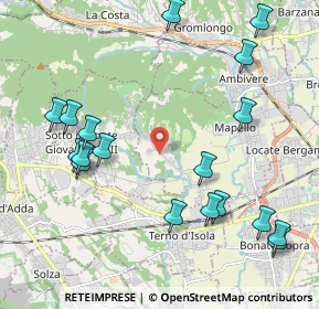 Mappa Via T. Tasso, 24030 Mapello BG, Italia (2.44444)