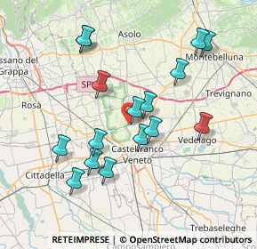 Mappa Via 27 Aprile, 31039 Vallà TV, Italia (7.22688)