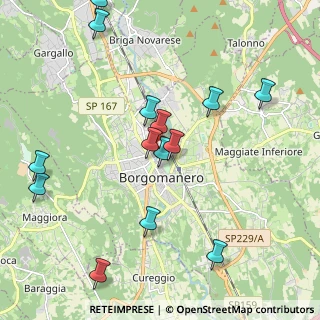 Mappa Via Pietra Scritta, 28021 Borgomanero NO, Italia (2.22071)