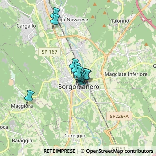 Mappa Via Pietra Scritta, 28021 Borgomanero NO, Italia (1.08667)