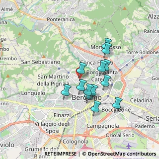 Mappa Via San Giacomo, 24129 Bergamo BG, Italia (1.39923)