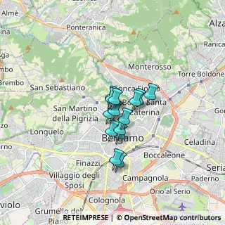 Mappa Via San Giacomo, 24129 Bergamo BG, Italia (0.93357)