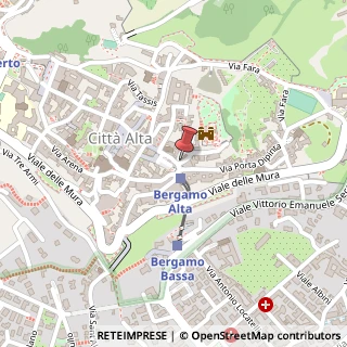Mappa Via Alla Rocca, 2, 24129 Bergamo, Bergamo (Lombardia)