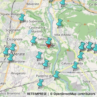 Mappa Via Laghetto del Monsereno, 23898 Imbersago LC, Italia (2.9025)