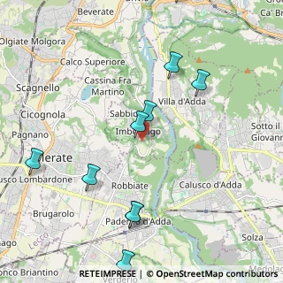 Mappa Via Laghetto del Monsereno, 23898 Imbersago LC, Italia (2.62)