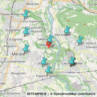 Mappa Via Laghetto del Monsereno, 23898 Imbersago LC, Italia (2.21636)