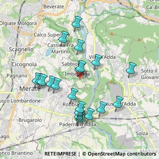 Mappa Via Laghetto del Monsereno, 23898 Imbersago LC, Italia (1.9)