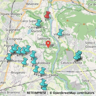 Mappa Via Laghetto del Monsereno, 23898 Imbersago LC, Italia (2.7145)