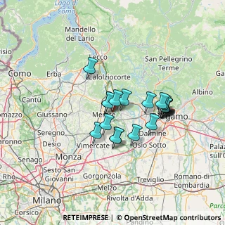 Mappa Via Laghetto del Monsereno, 23898 Imbersago LC, Italia (10.706)