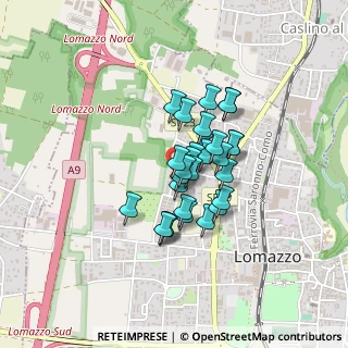 Mappa Via del Roccolo, 22074 Lomazzo CO, Italia (0.27586)
