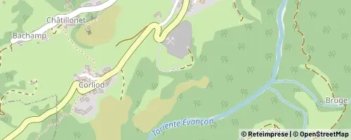 Mappa Challand-Saint-Anselme