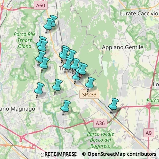 Mappa Via Vittorio Veneto, 21049 Tradate VA, Italia (3.3325)