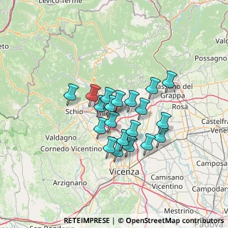 Mappa Via del Lavoro, 36030 Sarcedo VI, Italia (9.931)