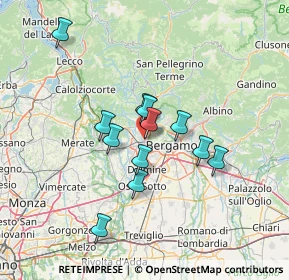 Mappa Via Bartolomeo Dalmasone, 24036 Ponte San Pietro BG, Italia (11.1175)