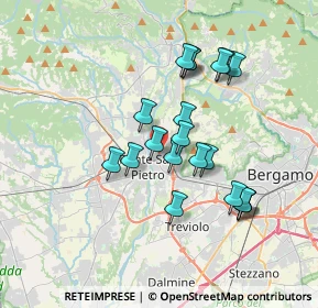 Mappa Via Bartolomeo Dalmasone, 24036 Ponte San Pietro BG, Italia (3.129)