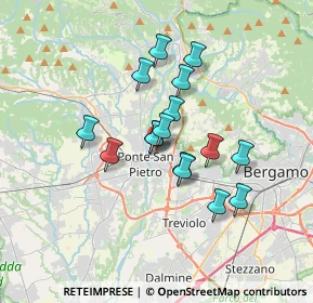 Mappa Via Bartolomeo Dalmasone, 24036 Ponte San Pietro BG, Italia (2.66938)