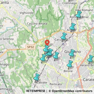 Mappa Via Giuseppe di Vittorio, 22066 Mariano Comense CO, Italia (2.37)