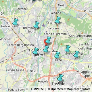 Mappa Via Pascoletto, 24030 Mozzo BG, Italia (2.31333)