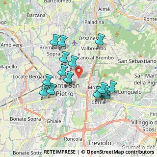 Mappa Via Pascoletto, 24030 Mozzo BG, Italia (1.57176)