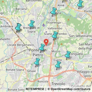 Mappa Via Pascoletto, 24030 Mozzo BG, Italia (2.57727)