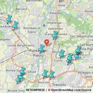 Mappa Via Pascoletto, 24030 Mozzo BG, Italia (2.94688)